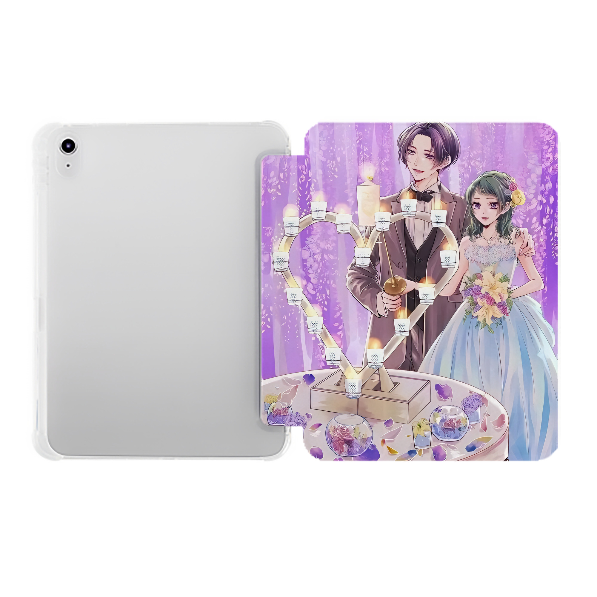 （画像用） 薬屋のひとりごと The Apothecary Diaries IPad ケース ペン収納付き 三つ折りスタンド PUレザー×シリコン 対応機種9.5/10.5/10.9インチ